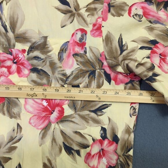 Newt At The Royal Honolulu Shirt Men's XL Mulitcolor Floral Parrots Hawaiian - Picture 5 of 9